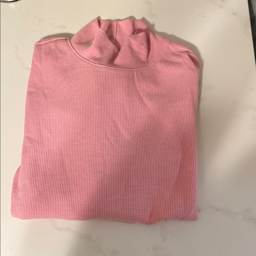 American Eagle Outfitters Pink Turtleneck Sweater
